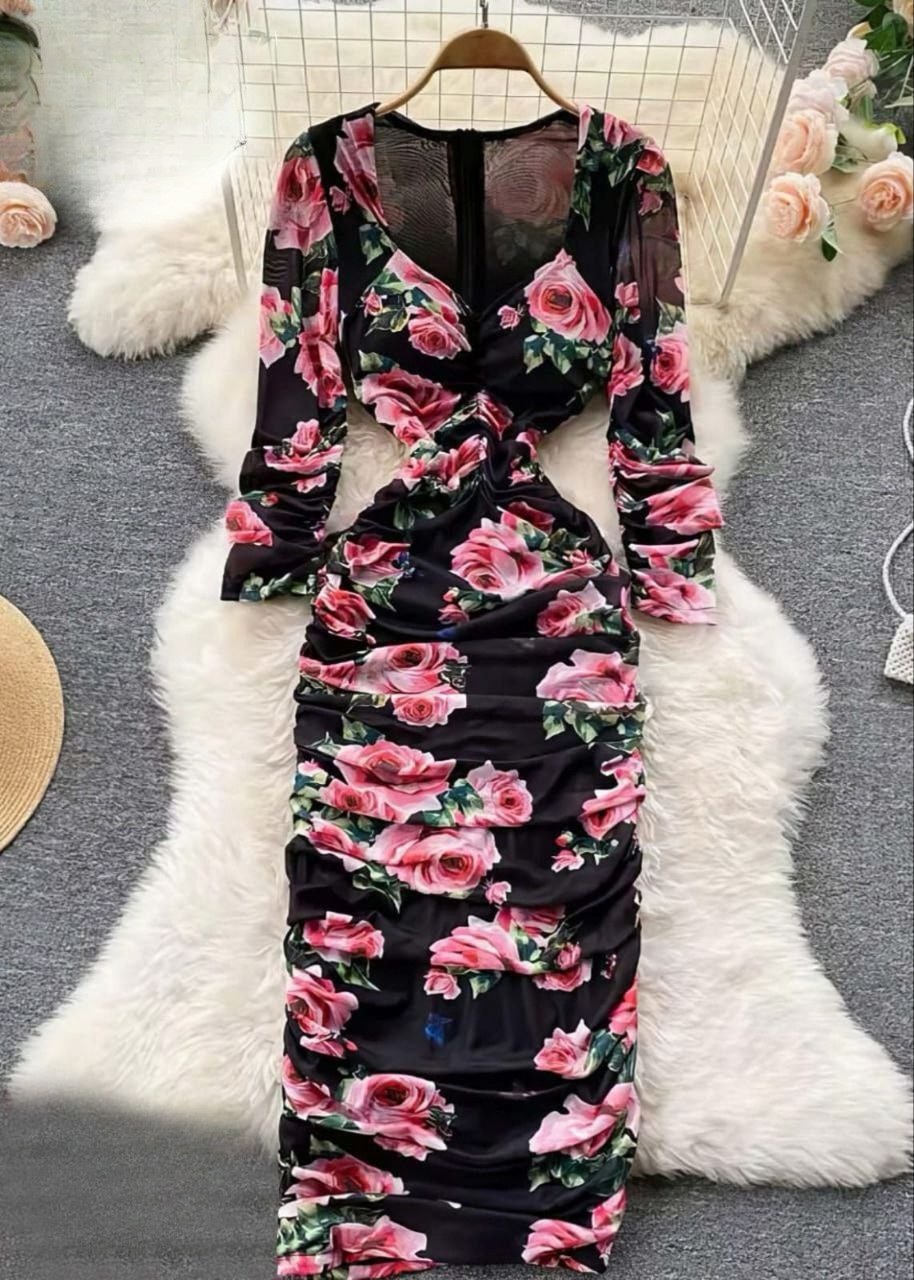 لانجيري تل مبطن مشجر – أنوثة ناعمة لسهراتك الخاصة