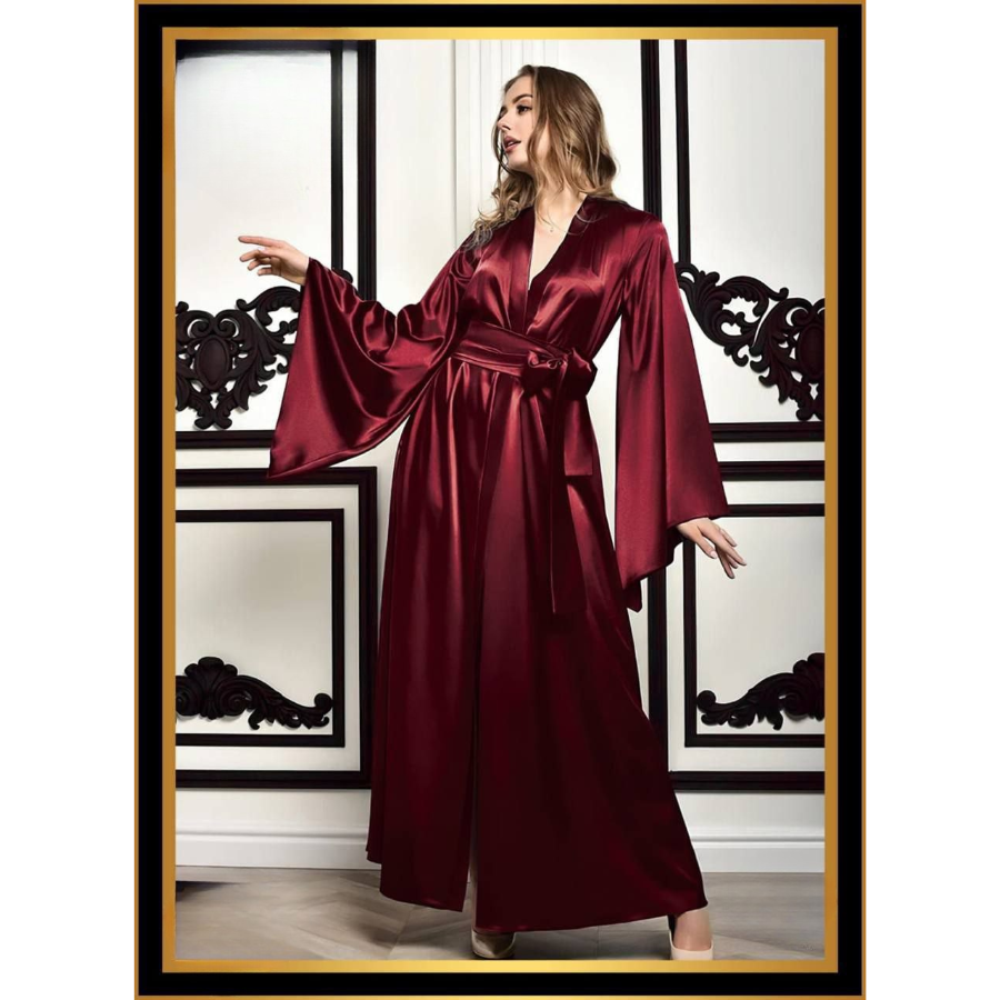 روب ستان – تصميم أنثوي فاخر بخامة حريرية ناعمة